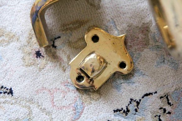 Антикварный  рукомойник из латуни. Европа. Начало 20 века