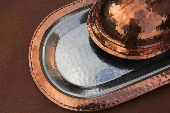 Антикварное блюдо с крышкой. Европа. Середина 20 века