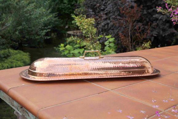 Антикварное блюдо с крышкой. Европа. Середина 20 века