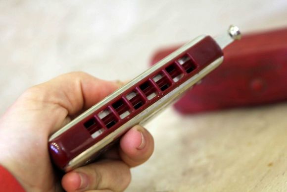 Антикварная хроматическая гармоника.Европа.Начало 20 века