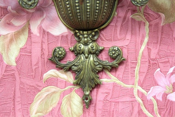 Огромное музейное бра на 5 свечей. Латунь 