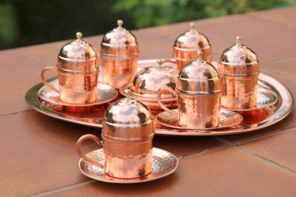 Чайный набор из меди
