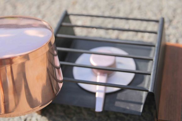 Замечательный медный набор для фондю.