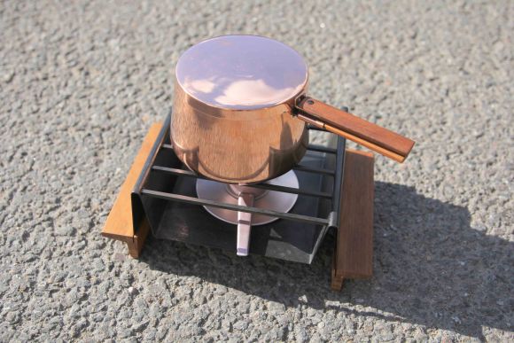 Замечательный медный набор для фондю.