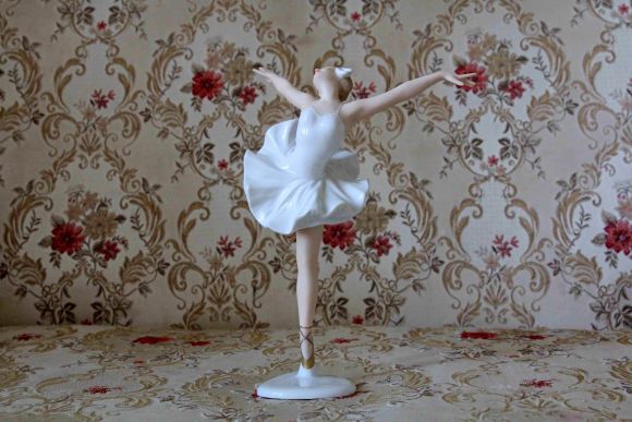 Нежнейшая фарфоровая балерина. Schaubach Kunst