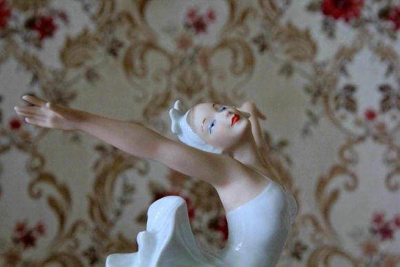 Нежнейшая фарфоровая балерина. Schaubach Kunst