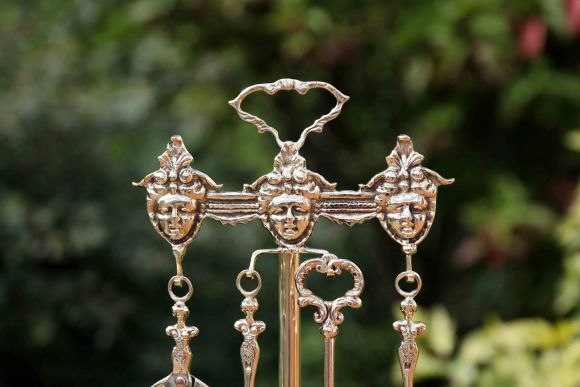 Латунный набор для камина