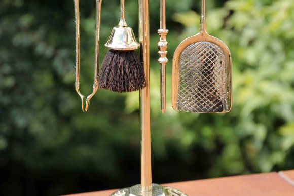 Латунный набор для камина