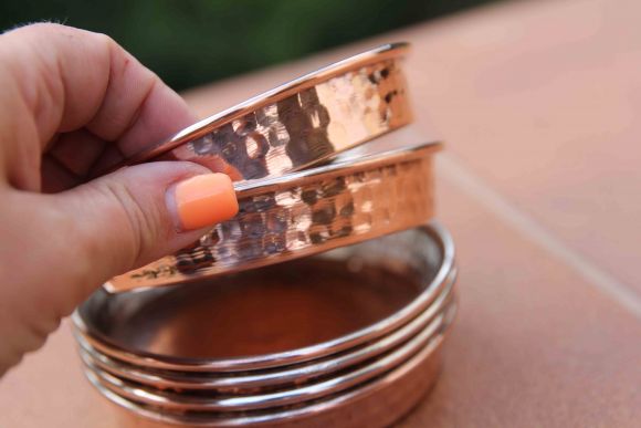 Очаровательные медные блюдца. Европа. Середина 20 века