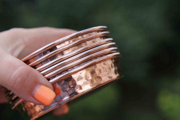 Очаровательные медные блюдца. Европа. Середина 20 века