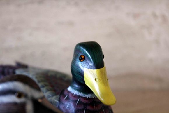 Винтажные уточки, ручной росписи Европа. Середина 20 века.