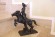 Антикварная чугунная конная скульптура. Европа. Начало 20 века