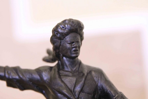 Антикварная чугунная конная скульптура. Европа. Начало 20 века