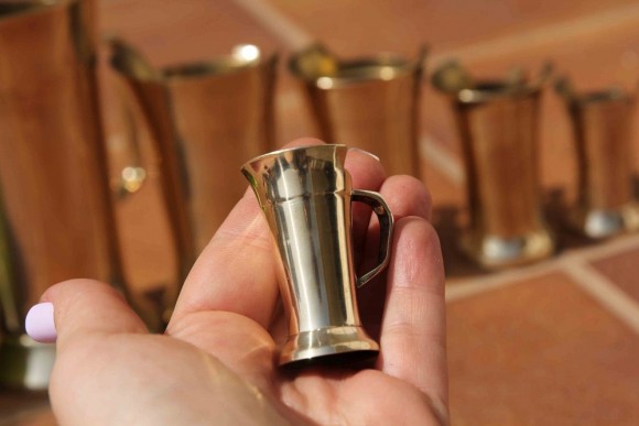 Антикварные Мерные кружки. Англия. Латунь