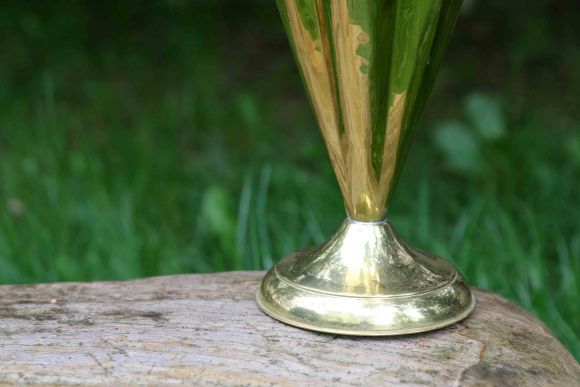 Редкая старинная зонтница. Идеальное состояние. Латунь