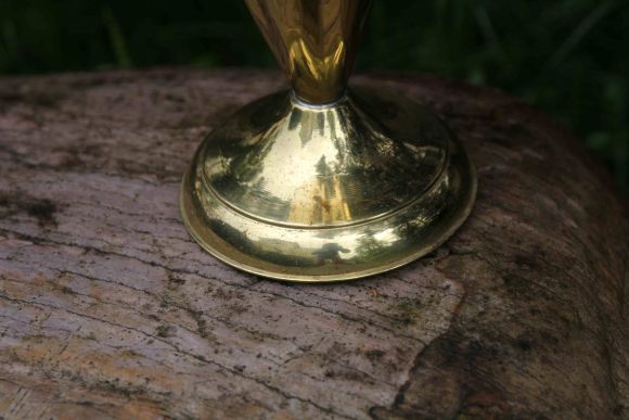 Редкая старинная зонтница. Идеальное состояние. Латунь