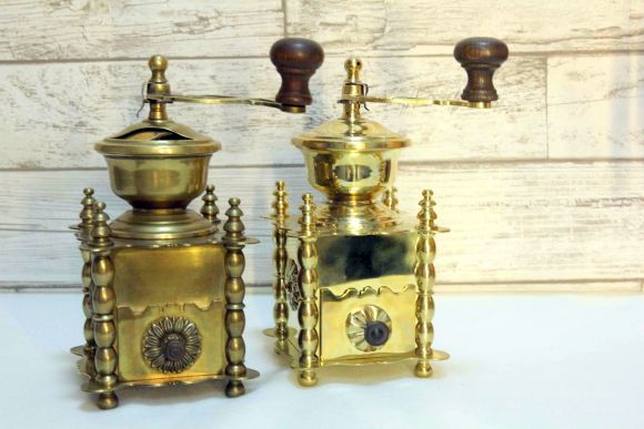Комплект латунных кофемолок