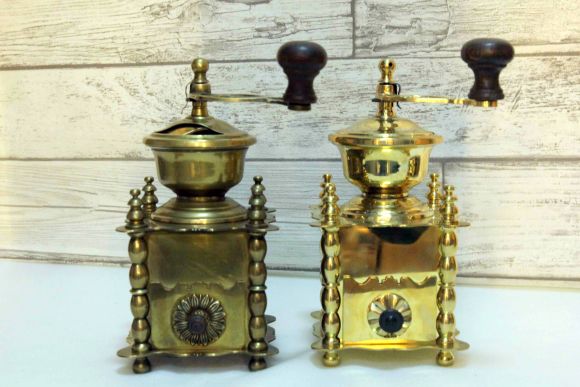 Комплект латунных кофемолок