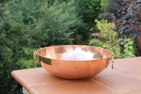 Медный таз для варенья. Европа. Середина 20 века