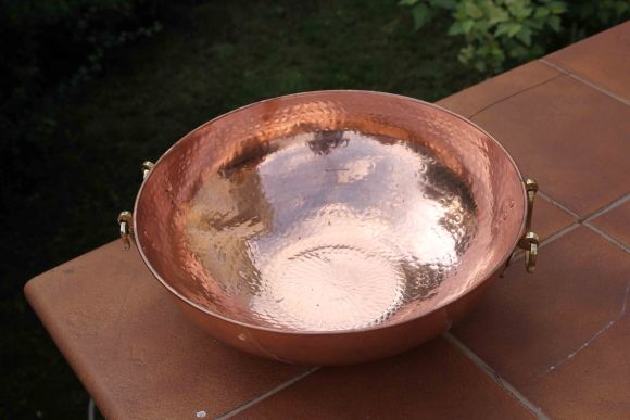 Медный таз для варенья. Европа. Середина 20 века