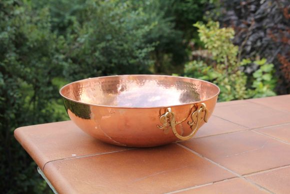 Медный таз для варенья. Европа. Середина 20 века