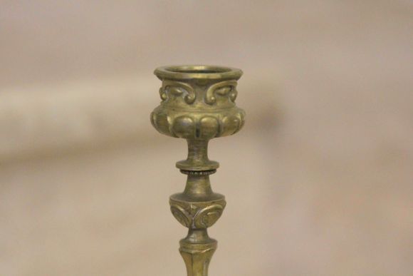 Винтажный набор - фарфор и бронза