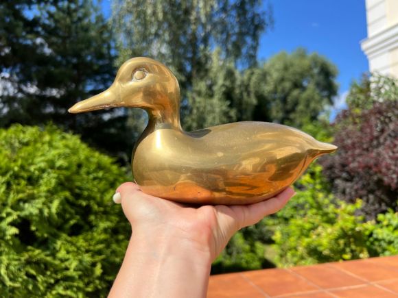 Винтажные уточки из латуни. Европа. Начало 20 века