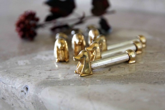 Комплект подставок под ножи "Таксы" Европа. Начало 20 века Комплект подставок под ножи "Таксы" Европа. Начало 20 века