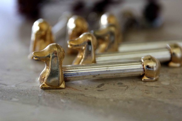 Комплект подставок под ножи "Таксы" Европа. Начало 20 века Комплект подставок под ножи "Таксы" Европа. Начало 20 века