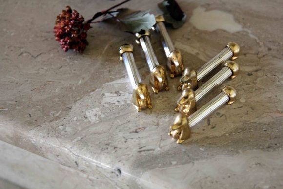 Комплект подставок под ножи "Таксы" Европа. Начало 20 века Комплект подставок под ножи "Таксы" Европа. Начало 20 века