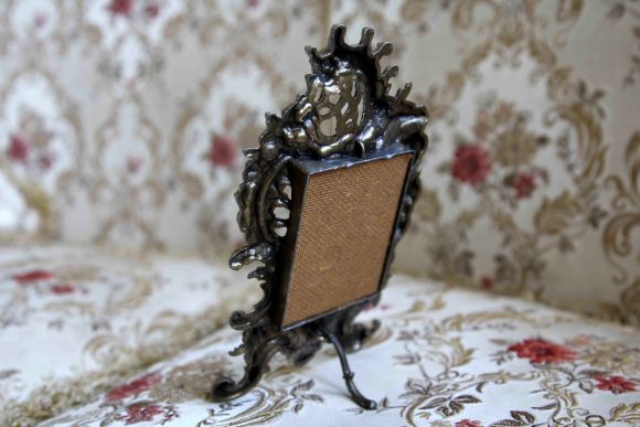 Небольшая рамка для фото в патине стиль Барокко