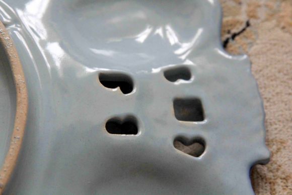 Фарфоровая настенная тарелка блюдо