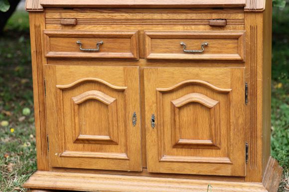 Винтажное дубовое бюро