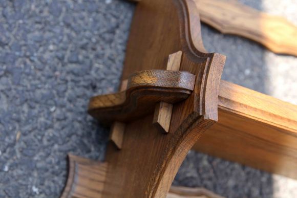 Большая настенная полка для полотенец и тарелок