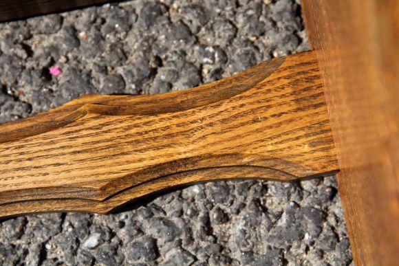 Большая настенная полка для полотенец и тарелок