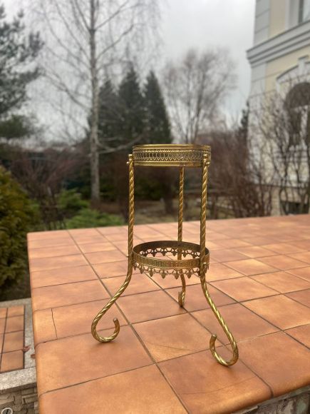 Декоративная подставка из латуни. Европа. Начало 20 века