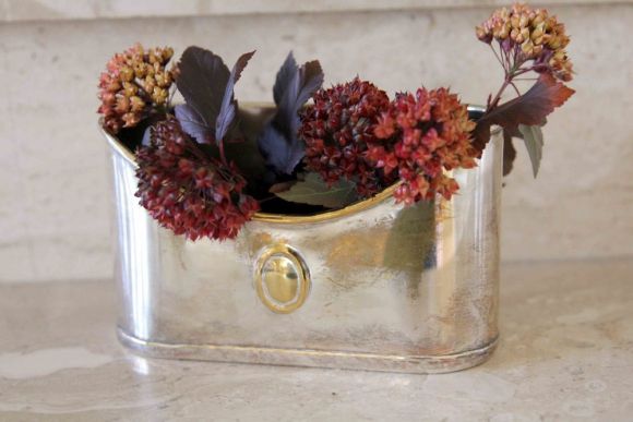 Овальная подставка под салфетки серебрение. Европа.Начало 20 века