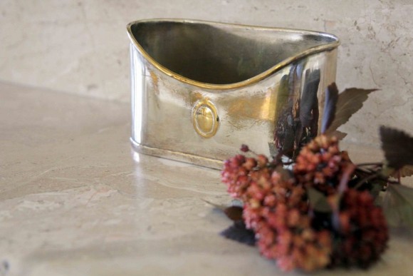 Овальная подставка под салфетки серебрение. Европа.Начало 20 века