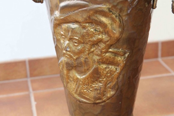 Старинное ведро для угля или зонтница. Европа. Начало 20 века