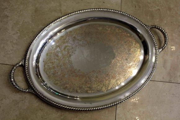 Очень интересый антикварный поднос.Европа.Начало 20 века