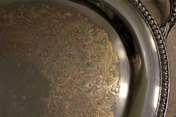 Очень интересый антикварный поднос.Европа.Начало 20 века