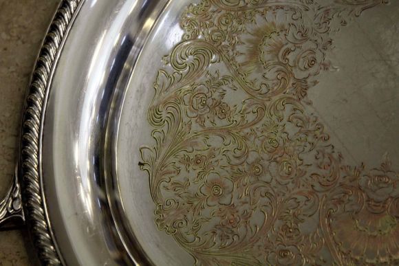 Очень интересый антикварный поднос.Европа.Начало 20 века