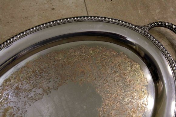 Очень интересый антикварный поднос.Европа.Начало 20 века