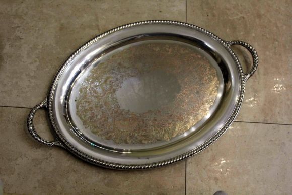 Очень интересый антикварный поднос.Европа.Начало 20 века