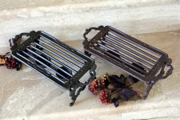 Винтаж. Старинная чугунная подставка под горячее. Европа начало 20 века