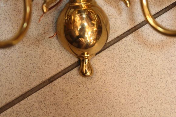 Ослепительно нарядные латунные бра