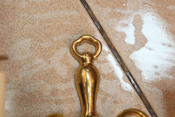 Ослепительно нарядные латунные бра