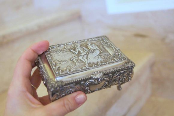 Замечательная ретро шкатулка для украшений. Европа. Начало 20 века