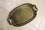 Старинный очень красивый ажурный поднос Старинный очень красивый ажурный поднос