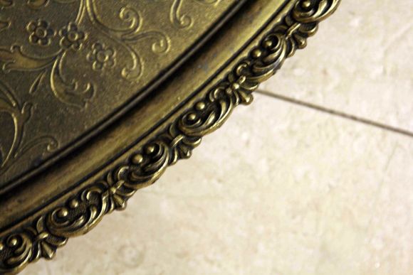 Старинный очень красивый ажурный поднос